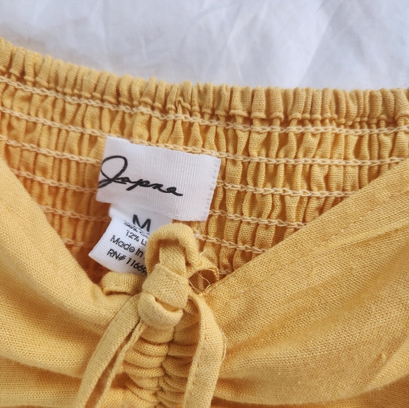 Yellow babydoll dress NWOT - Picture 3 of 5
